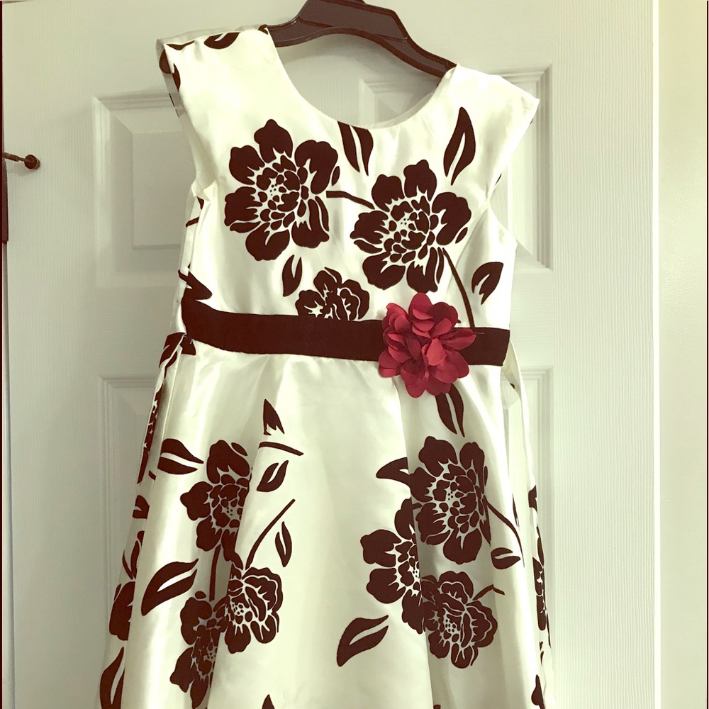 Girls satin dress